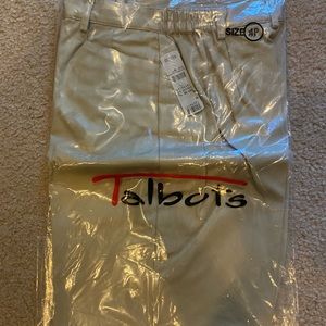 Brand New Talbots Twill Pants